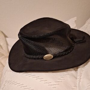 Black Leather Hat